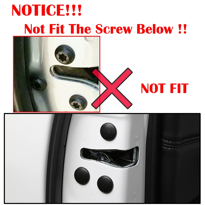 Universal Car Door Lock Screw Protector Sticker for BMW E60 Ford focus 2 Kuga Mazda 3 cx-5 Volkswagen Polo Golf 4 6 GTI | Автомобили и
