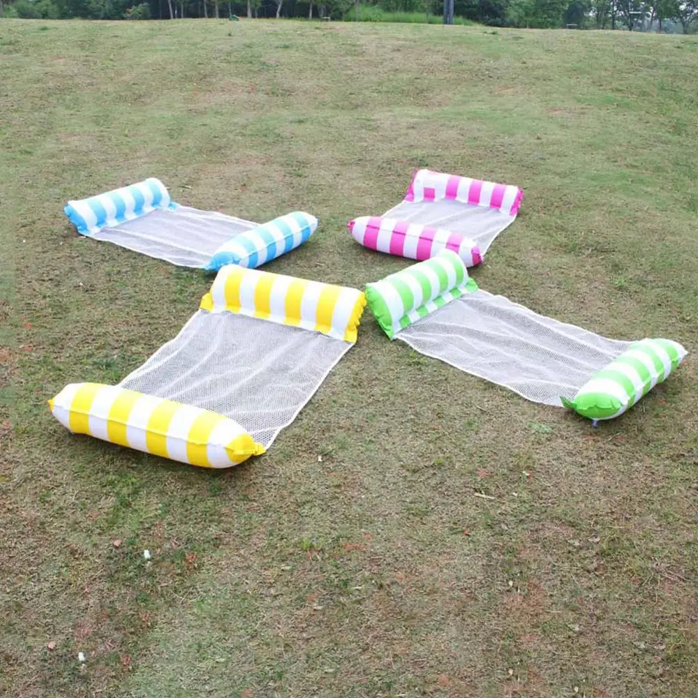 Надувной надувной матрас для плавания с водным гамаком кольцо бассейна игрушка