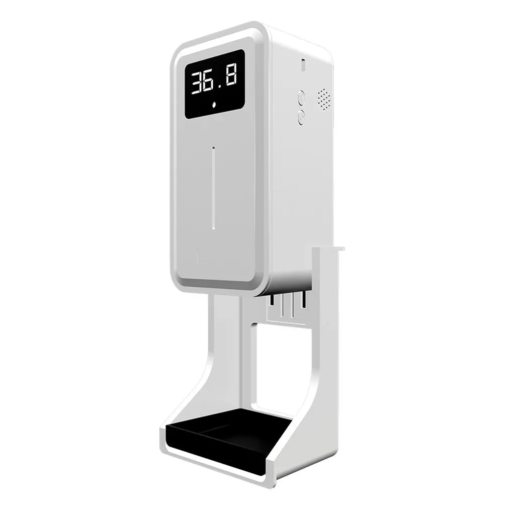 

Wall Mounted Body Thermomer Induction Soap Dispenser Automatic Hand Sanitizer Temperature Alarm With Sanitizing Dispenser