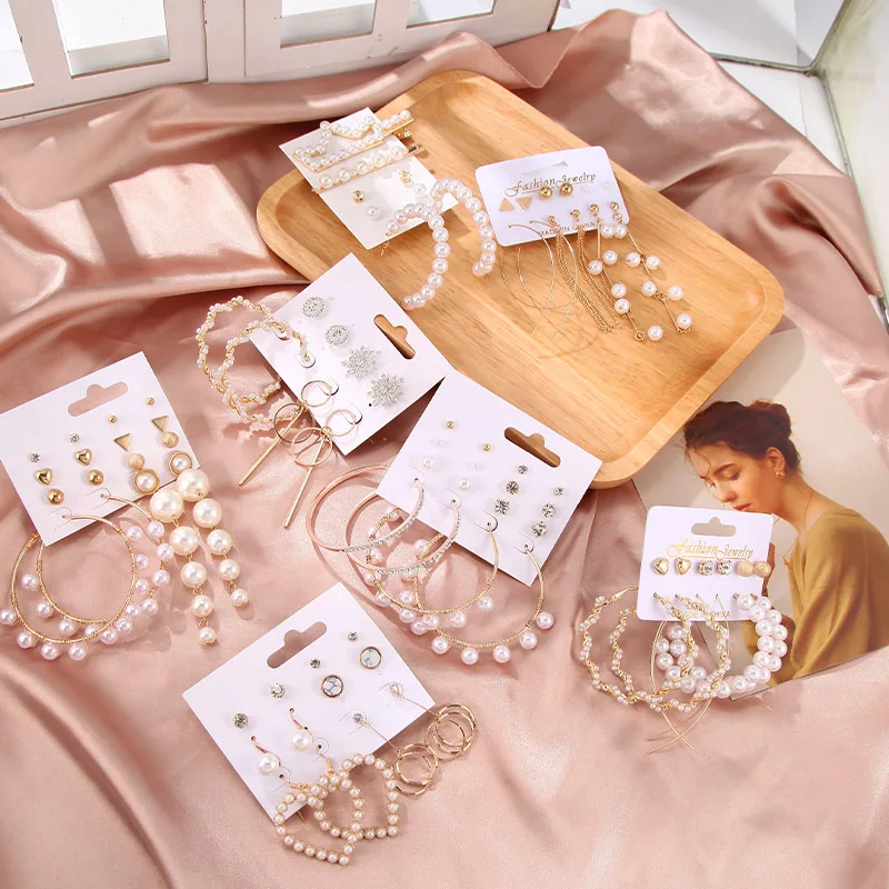 Объемные серьги петли 2020 новые модные для женщин винтажные акриловые с