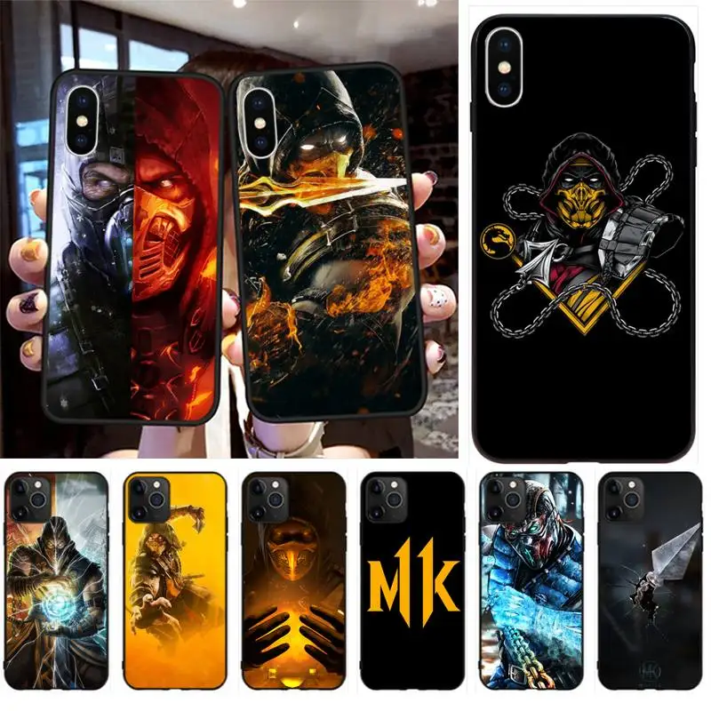

Hot Mortal Kombat Phone Case for iPhone 11 pro XS MAX 8 7 6 6S Plus X 5S SE 2020 XR case