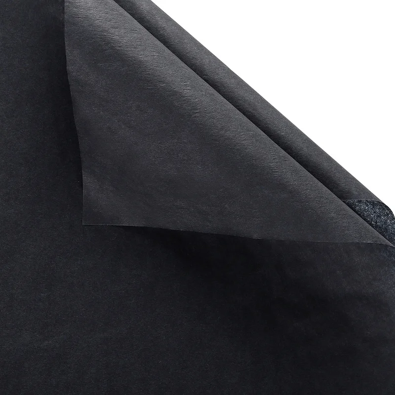 171 Black 40 шт. Подарочная тканевая бумага сплошной цвет сиднейская бумага корейский букет основа подкладка оберточная бумага материал Цветочный декор - Цвет: 171 Black