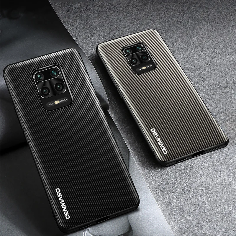 

For Redmi 9 Note 9S 10X 4G Carbon FIBER Case for Xiaomi Mi 11 Note 10 Pro 9T A3 Lite Case for Redmi Note 9 S 8 PRo 8T K30 Case