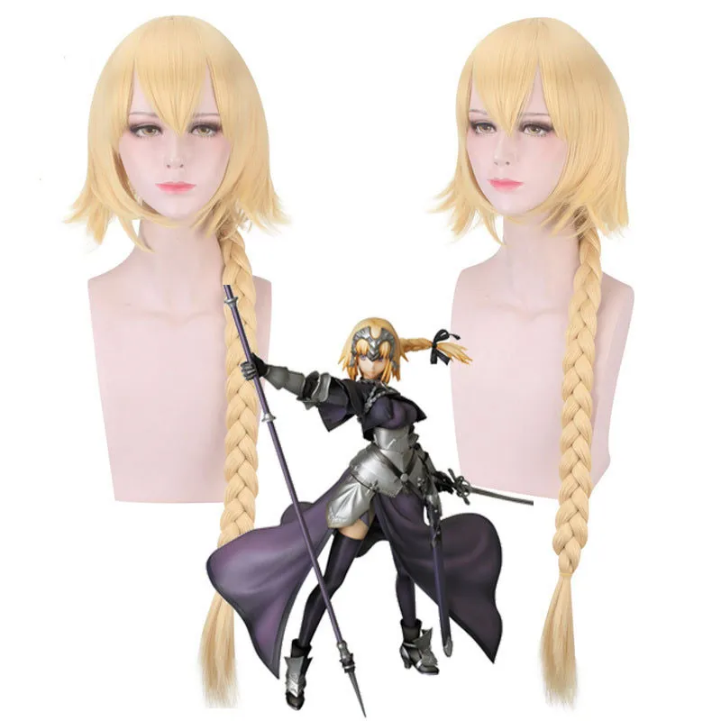 

Joan of Arc Wig Fate Grand Order Cosplay Wig Fate/Zero Cosplay Hair Jeanne d'Arc Fate/Apocrypha Synthetic Wig Women Blonde Hair