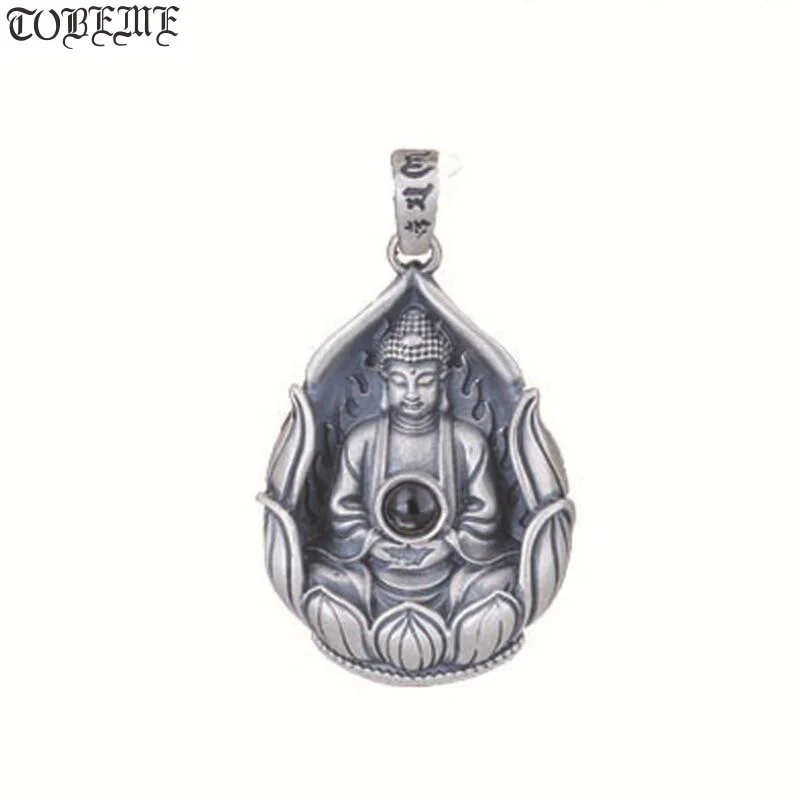 Новинка 990 Серебряный Тибетский авалокиtesvara кулон Бодхисаттва ожерелье куанин
