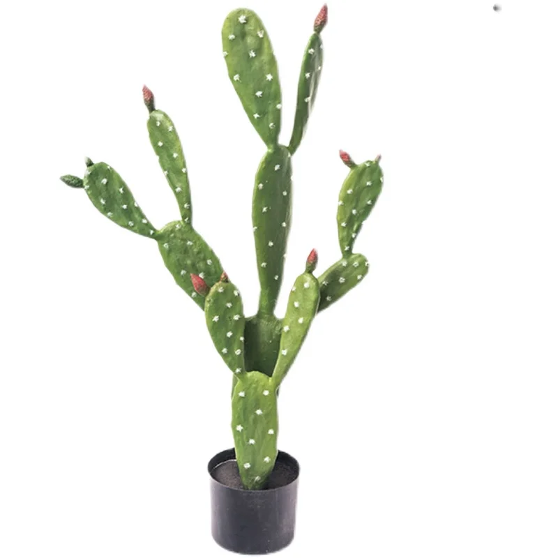 

Large imitation cactus decorations Scandinavian plants home indoor false green potted faery column decoration