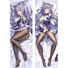 Новая игра Genshin Impact Keqing Dakimakura Otaku обнимающая подушка для тела Чехол персиковая кожа наволочка с HD-принтом