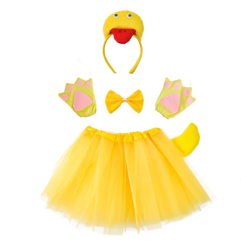Детская одежда для девочек и мальчиков петух курица утка гусь костюмированной