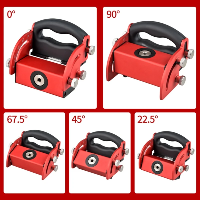 

D55F Adjustable M6/M8/M10/M12 Oblique Hole Locator Woodworking Punching Positioner