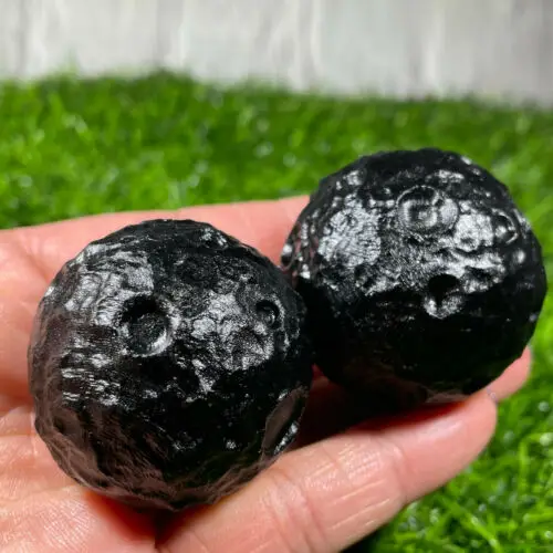 Натуральный обсидиановый кварцевый шар лунный Уход За Кристаллами