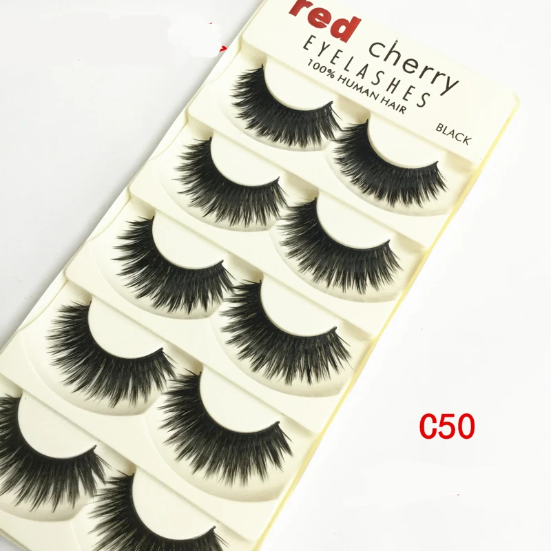 5 пар 3D накладные ресницы наращивание ресниц мягкие ручной работы Многослойные