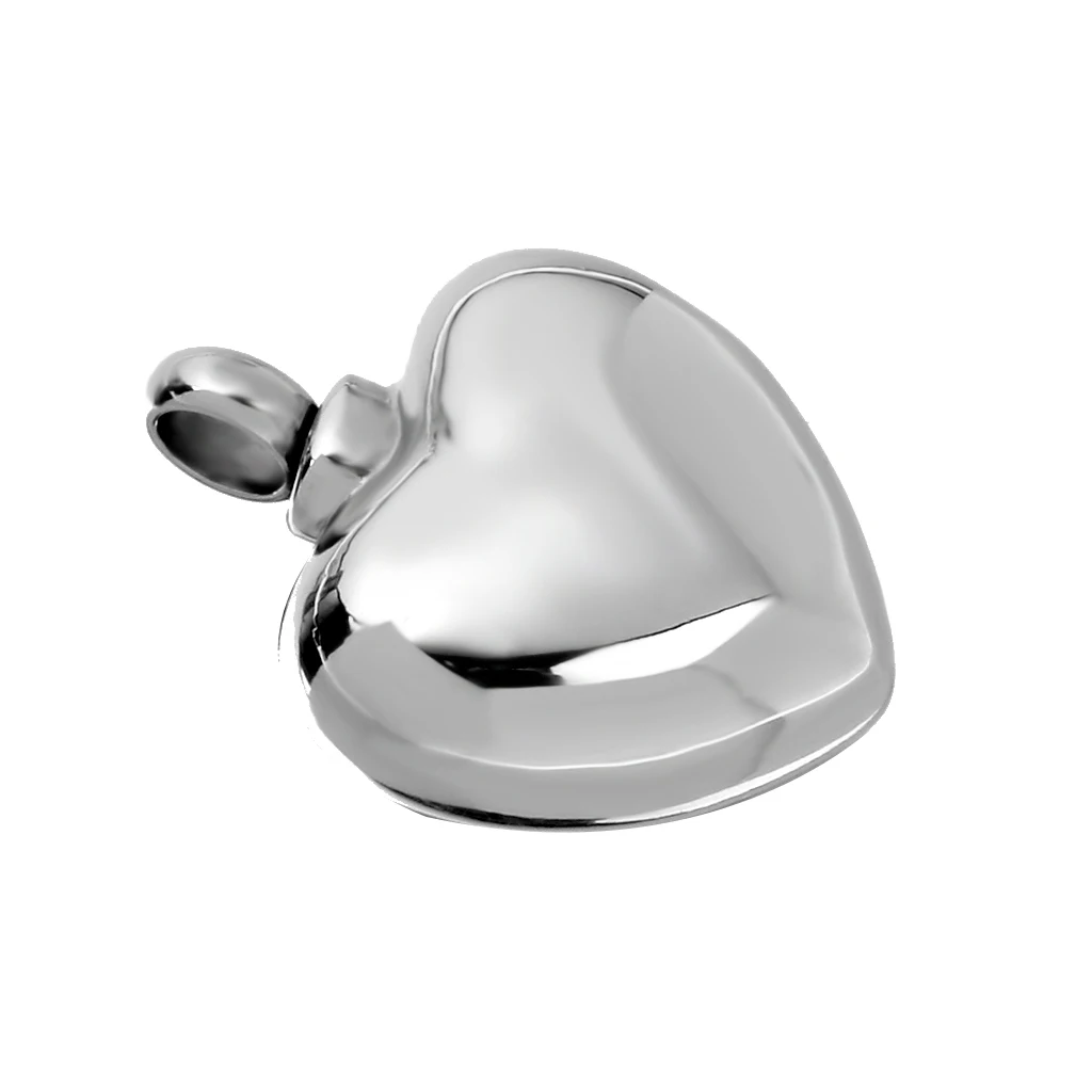 Нержавеющая форма сердца кулон кремационной урны ожерелье Keepsake ювелирные