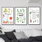 Кулинарные травы, Джин Мохито, художественная живопись, Мартини, тоник, Сангрия, плакаты, печать, цитаты, Steps, кухня, бар, искусство