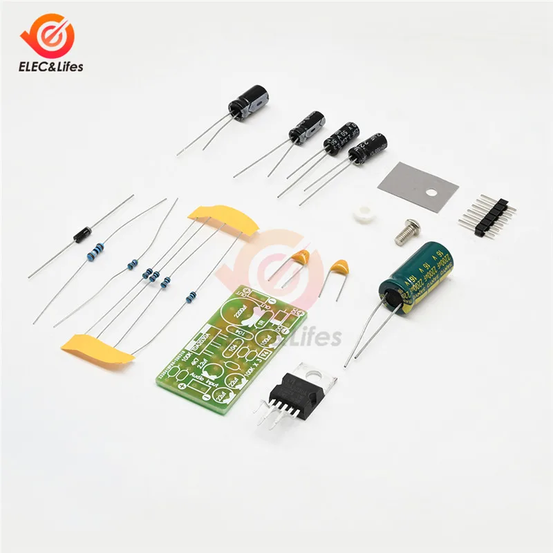 DC 12 В 18 Вт TDA2030A цифровая фотовспышка HiFi Плата усилителя DIY Kit для Arduino расширения