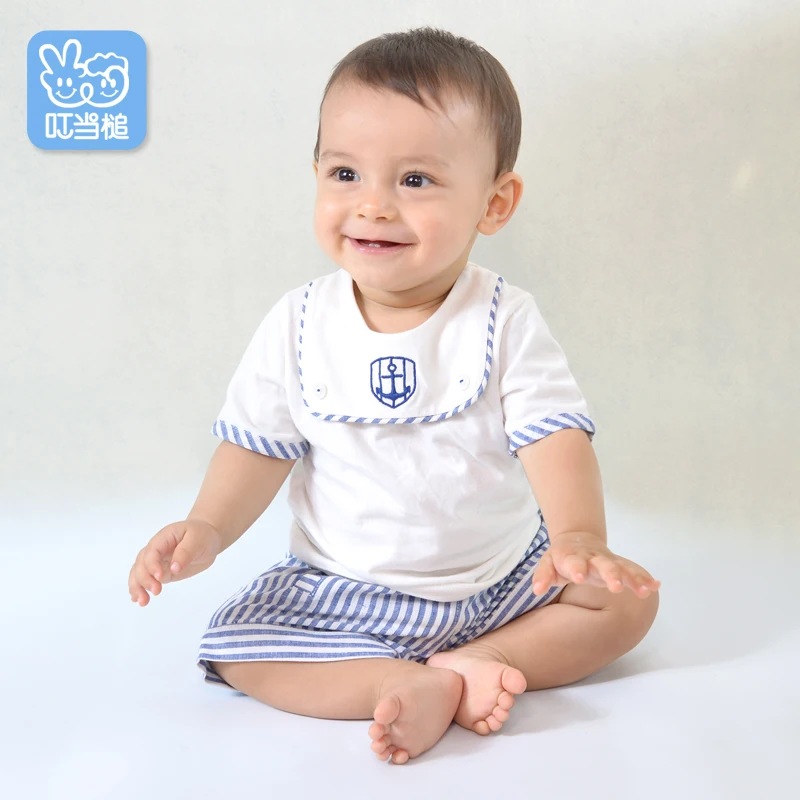 Baby Boy Clothes Summer Newborn Boys Set Cotton Clothing Suit (Shirt+Pants) Infant Set(0-4 Years) | Детская одежда и обувь