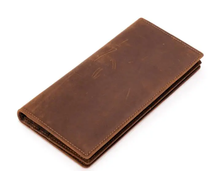 Высококачественный дизайнерский кошелек для кредитных карт мужской из кожи