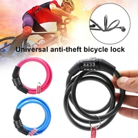 universal anti theft 4 digits combination bike bicycle safety code password lock