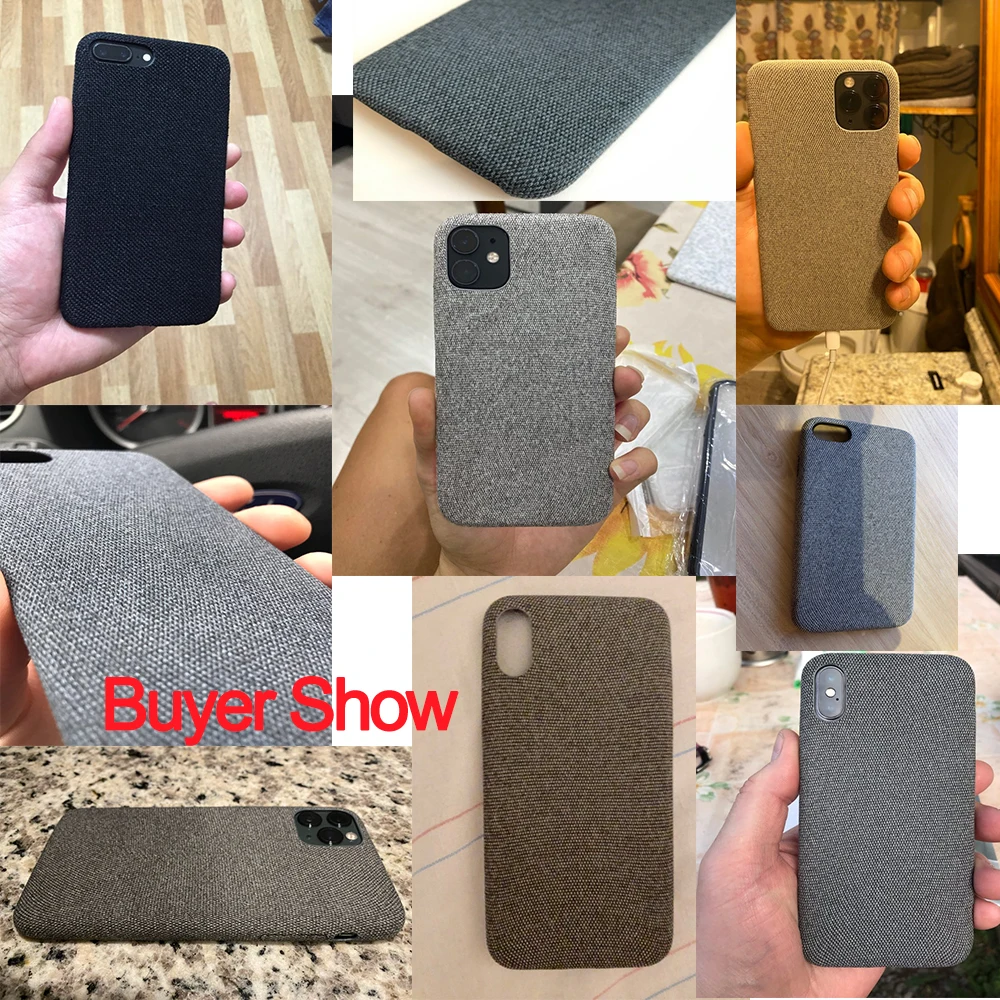 

Floveme Textile Cloth Phone Case For iPhone X/XS Max/XR/11/11 Pro/11 Pro Max/6/6S/7/8 Plus Fabric Cloth Back Cover New