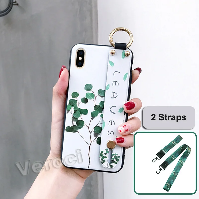 Чехол с ремешком на запястье для Huawei Nova 5 5i Pro 5T 6 7 SE 7i 4 3i 3e 4e чехол держатель
