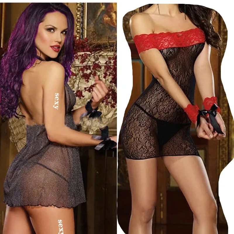 

Женское Прозрачное нижнее белье, эротический комплект нижнего белья для женщин, халат, пижама, ночная рубашка, одежда для сна