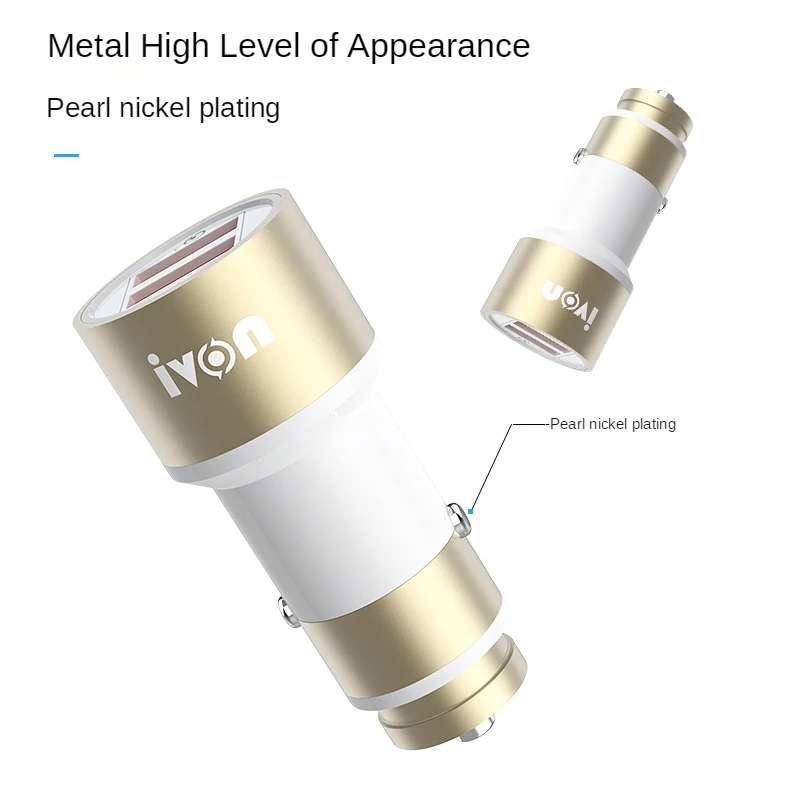 IVON CC33 USB Car Charger Quick Charge Double QC3.0 QC SCP 3A 36W Fast Car USB Charger For iPhone Xiaomi Mobile Phone
IVON CC33 USB Car Charger Quick Charge Double QC3.0 QC SCP 3A 36W Fast Car USB Charger For iPhone Xiaomi Mobile Phone