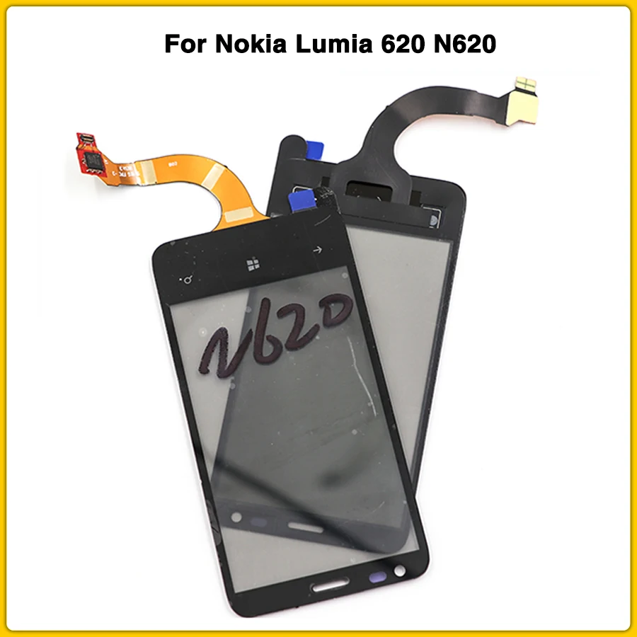 Новый сенсорный экран для Nokia Lumia 620 N620 3 8 ''сенсорный панель дигитайзер сенсор