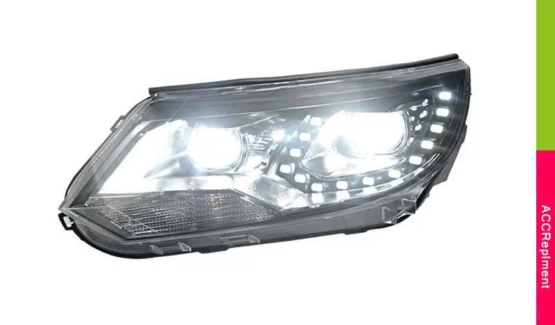 Авто PRO 2013-15 для vw tiguan фары для автомобиля Стайлинг Q5 bi xenon объектив СВЕТОДИОДНЫЙ DRL14 высокая яркость светодиодный Ксенон H7 светодиодный для парковки