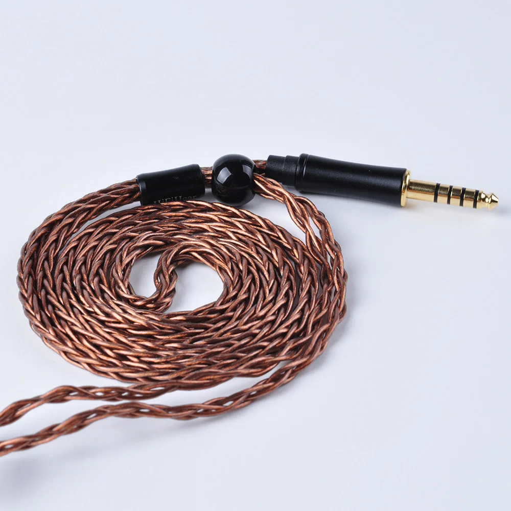 AK HiFiHear 8 Core посеребренный Модернизированный кабель 2,5/3,5 мм сбалансированный кабель с MMCX/2pin разъем для ZS10 Pro TRN X6