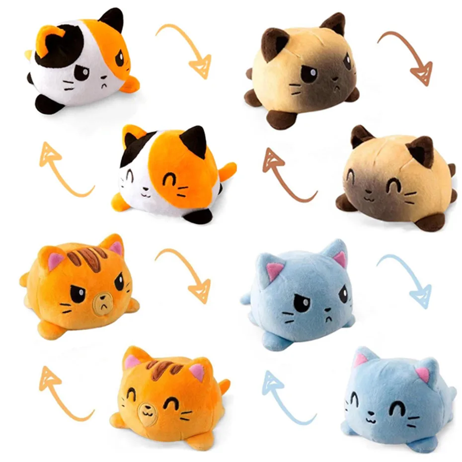 

VIP Double-Sided Flip Cat Gato Kids Plushie Plush Animals Unicorn Doll Cute Toy For Peluches Pulpos Plush Toy