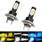 Фара автомобильная светодиодная, 2 шт., CSP H4, H7 9005 Hb3 9006 Hb4, ампульная лампа H8 H11, 12 В, 6000 К