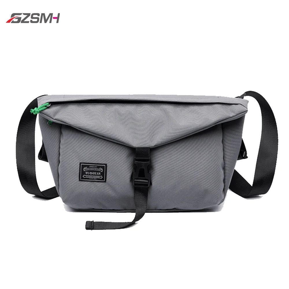 Мужская холщовая сумка мессенджер повседневная дизайнерская Водонепроницаемая