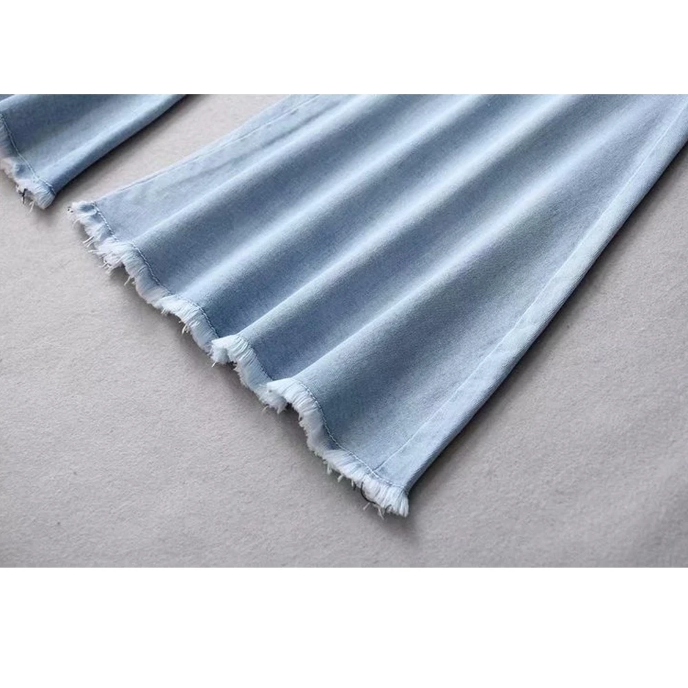 

Lugentolo Skinny High Waist Jeans Woman Autumn Washed Bleached Cotton Sexy Fashion Flare Pants 2020 New Women Jeans