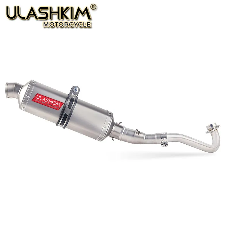 Мотоцикл Полная система глушитель Escape средняя ссылка труба без шнуровки для yamaha