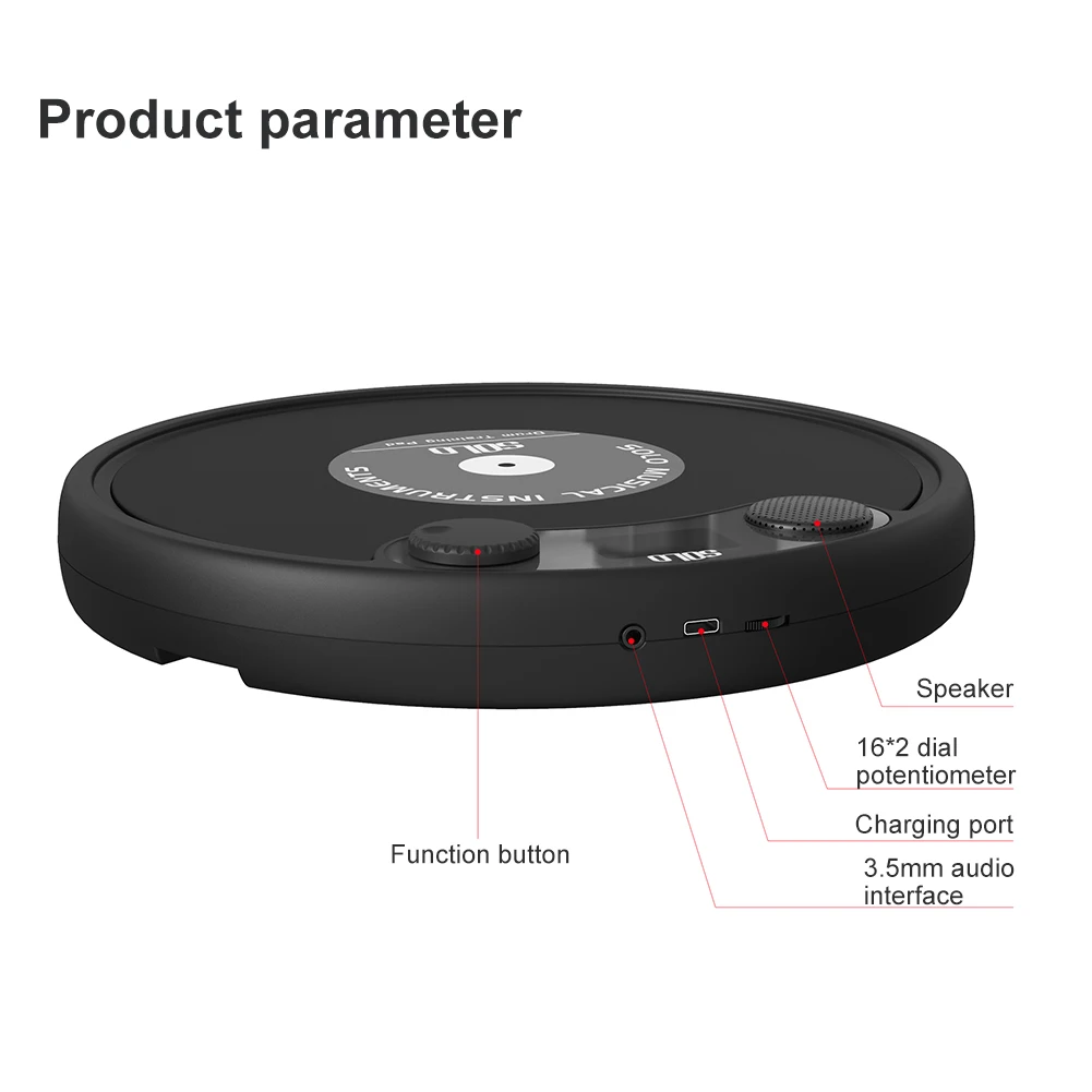 10 дюймовая глухая электронная люминесцентная лампа для тренировок обучающий