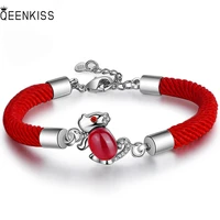 queenkiss bt663 fine jewelry wholesale fashion lady girl birthday wedding gift dog aaa zircon18kt white gold pendant bracelet