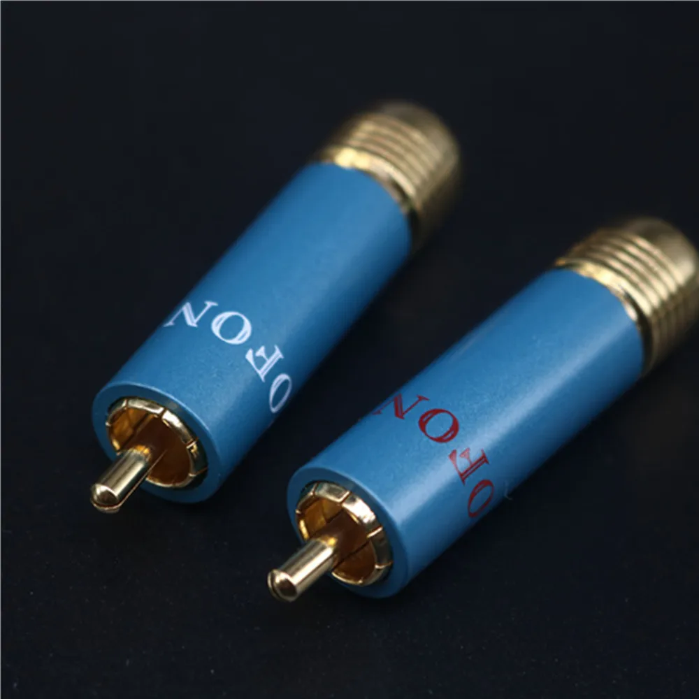 Yivosound Hi end ортофон качественный позолоченный HIFI RCA разъем разъемы HIFi аудио