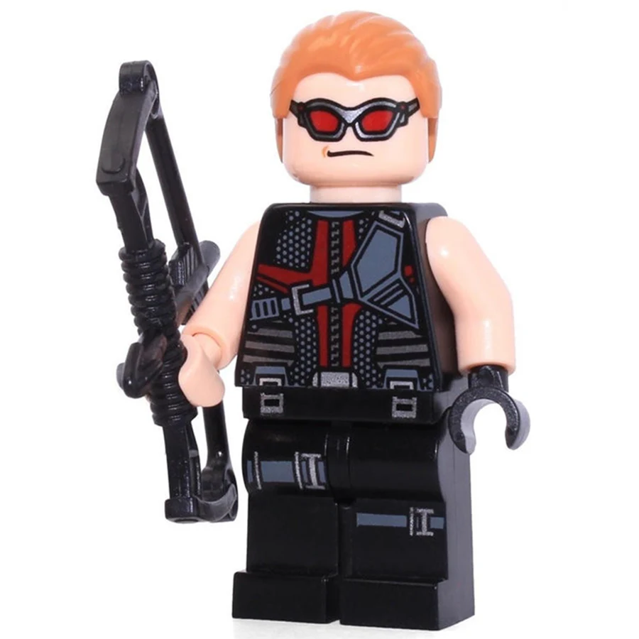 SingleSale 1 шт. соколиный глаз Клинт Бартон minifig Marvel Супер Герои Мстители Собрать
