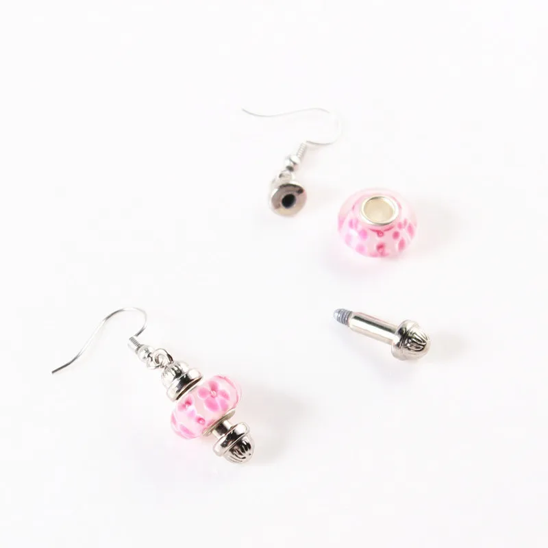 Новый оригинальный цветок бабочка пчела сердце стеклянные бусины