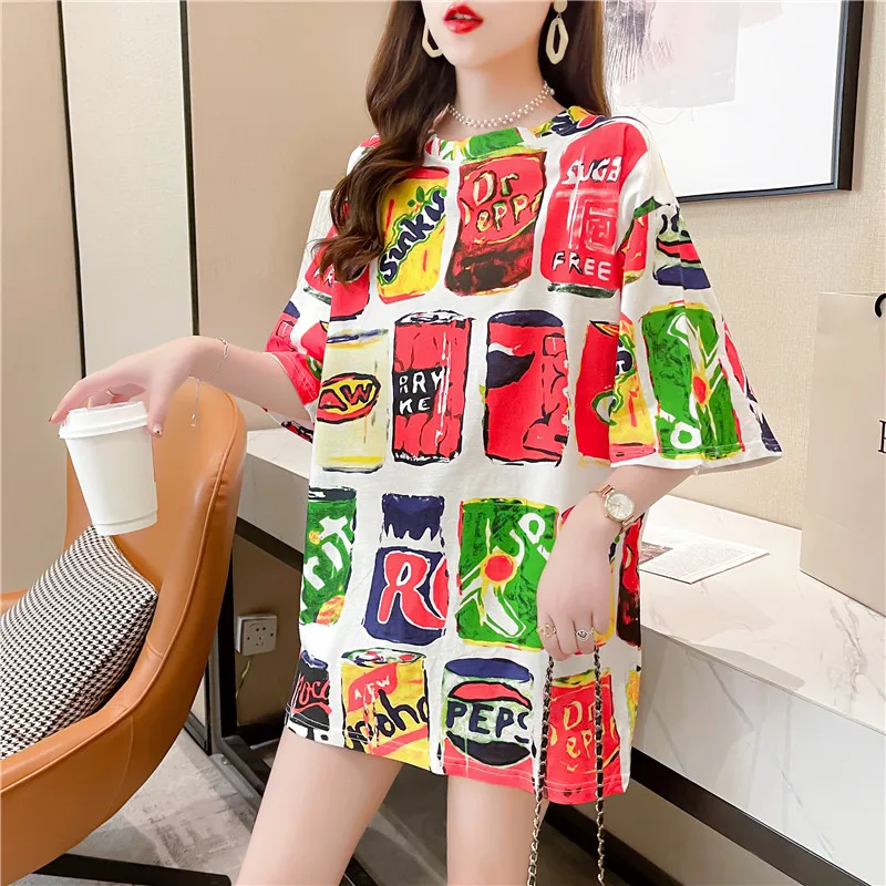 

harajuku Women Striped Oversize Tshirt Chic Fashion 90s full Sleeve Loose T-shirts Female Casual Tops Clothes Streetwear T shirt
