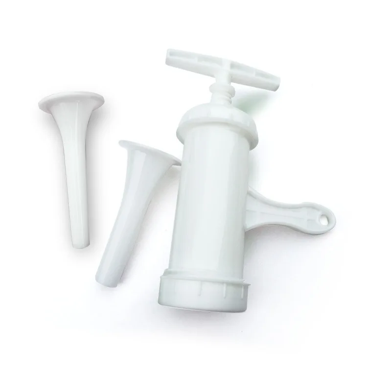 

Manual Sausage Meat Fillers Machine for Sausage Meat Stuffer Filler Hand Operated Sausage Machines Food Maker Funnel Nozzle Set