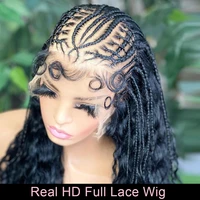 skinlike hd full lace human hair wig water wave 180 hd transparent lace frontal wig remy curly human hair for black women