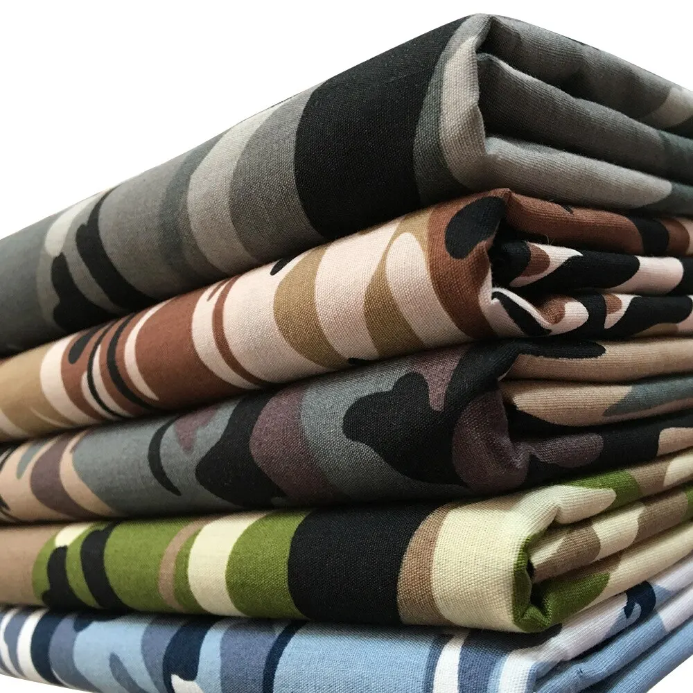 100*145 см камуфляжная печатная хлопчатобумажная ткань Поплиновая сшитая для шитья