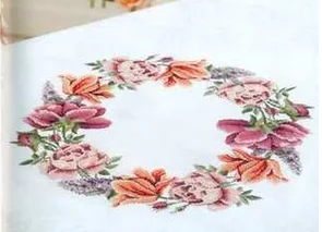 

Скатерть из магнолии 53-52, наборы для вышивки крестиком, одноцветная простая Аида Ткань, белый холст, хлопковая вышивка нитками