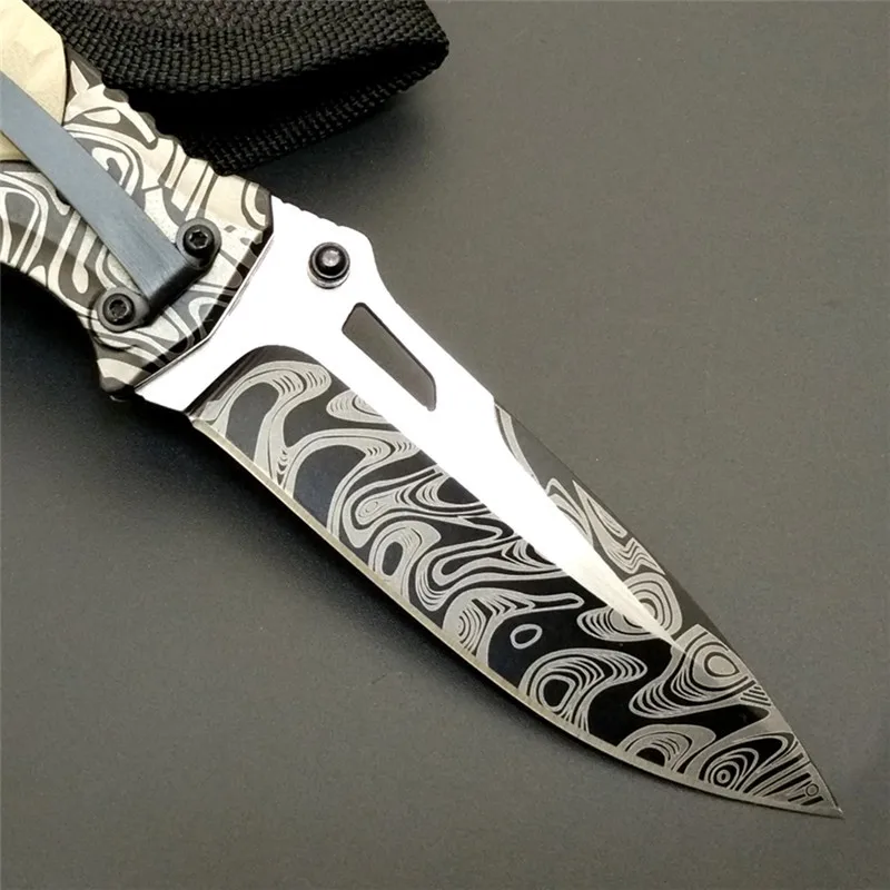 8 &quotG10 выживания бросился нож мини портативный складной кемпинг тактический