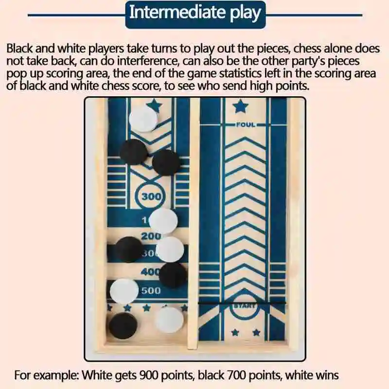 

Fast Hockey Sling Puck Board Game Catapult Chess Parent-child Game For Child Ice Hockey Children Toys Interactive of