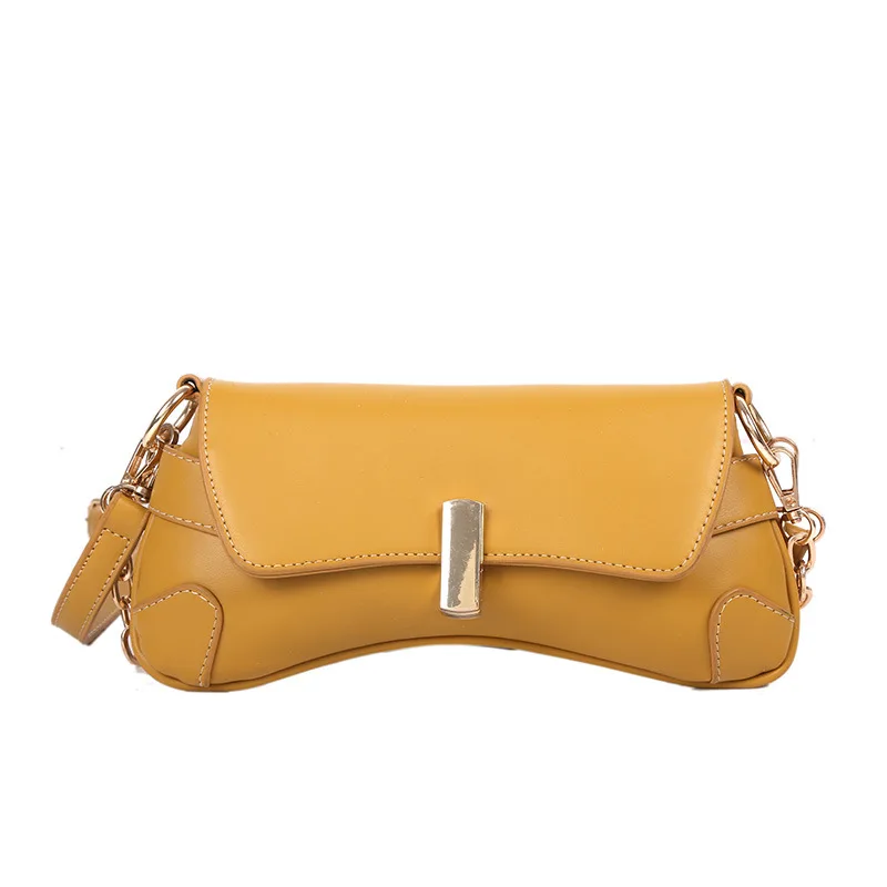 

Retro Popular Bag Women's 2020 Spring New Korean Style Hong Kong Style Textured Personalized Messenger Bag handbag