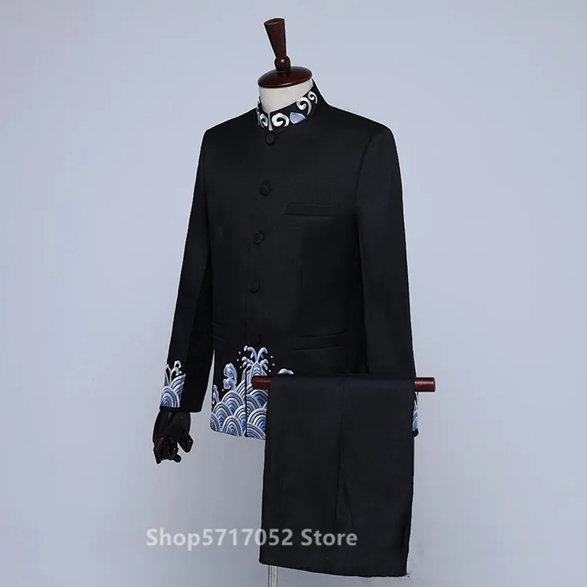 Женский традиционный костюм Тан мужская туника с вышивкой для свадьбы фестиваля