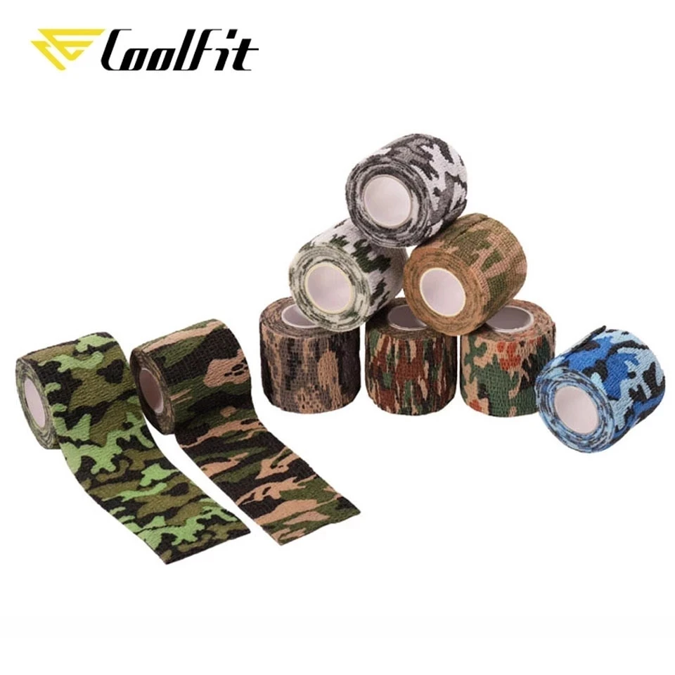 

CoolFit 5CM*450CM Self Adhesive Elastic Bandage Non-woven Fabric Tape Protective Gear Knee Elbow Support Injury Pad