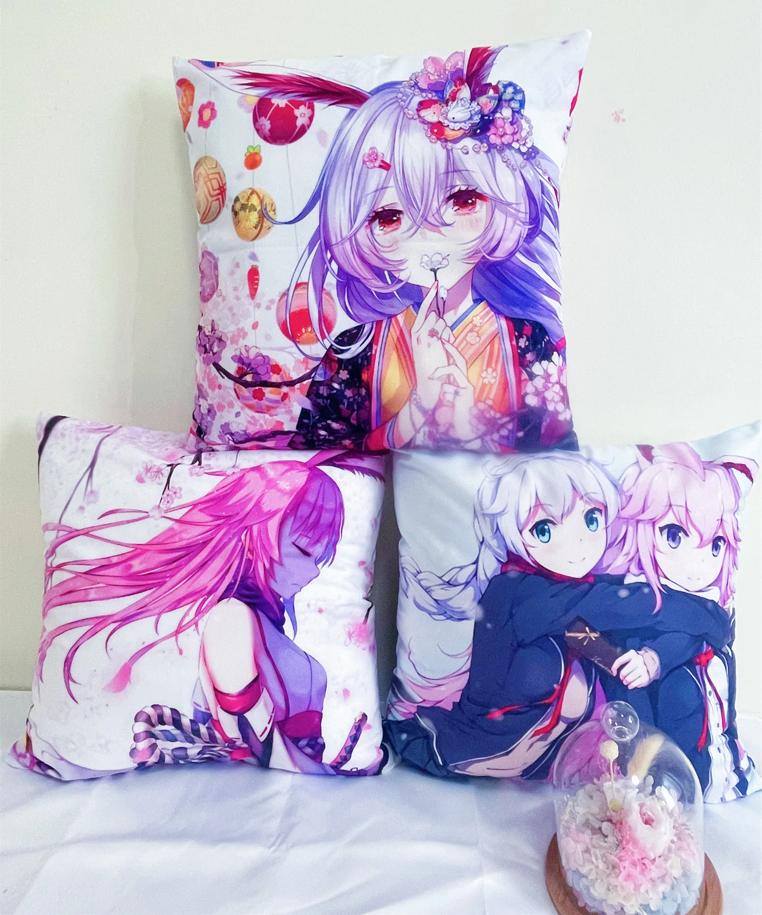 45x45 см наволочка для подушки Honkai Impact 3 обнимающая в стиле аниме игры подушка