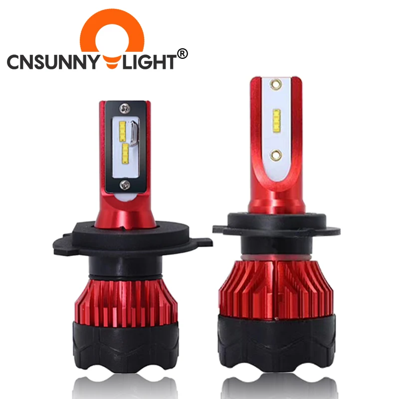 CNSUNNYLIGHT автомобильные лампы 2 шт. K5 6500K светодиодный H7 H4 H1 H11 9005 Автомобильные для